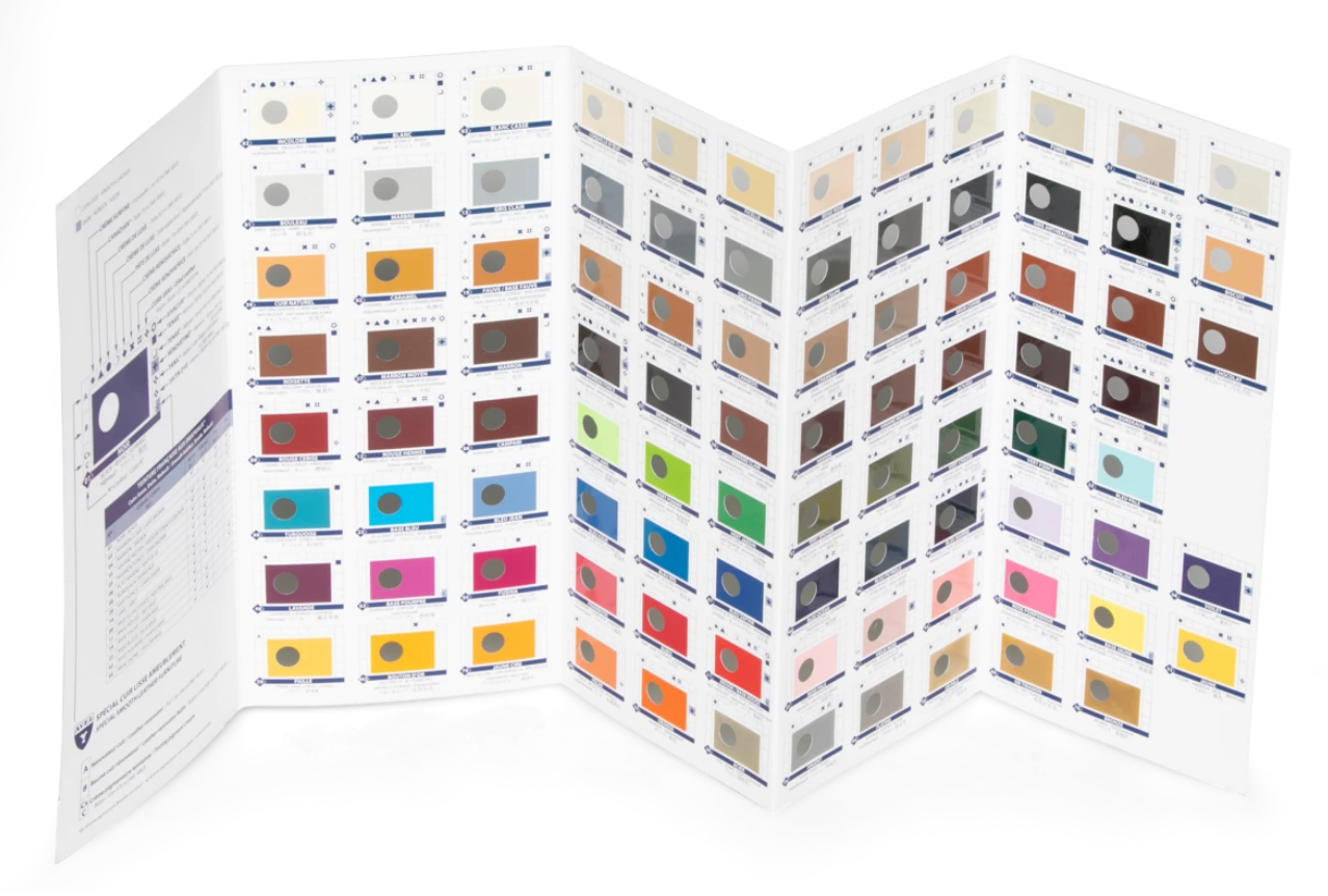 Saphir Nuancier Colour Chart - Straits Establishment