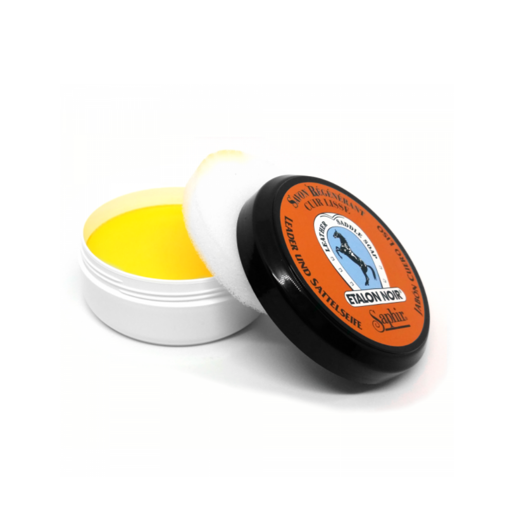 Saphir Beaute Du Cuir Etalon Noir Saddle Soap 100ml Straits Establishment