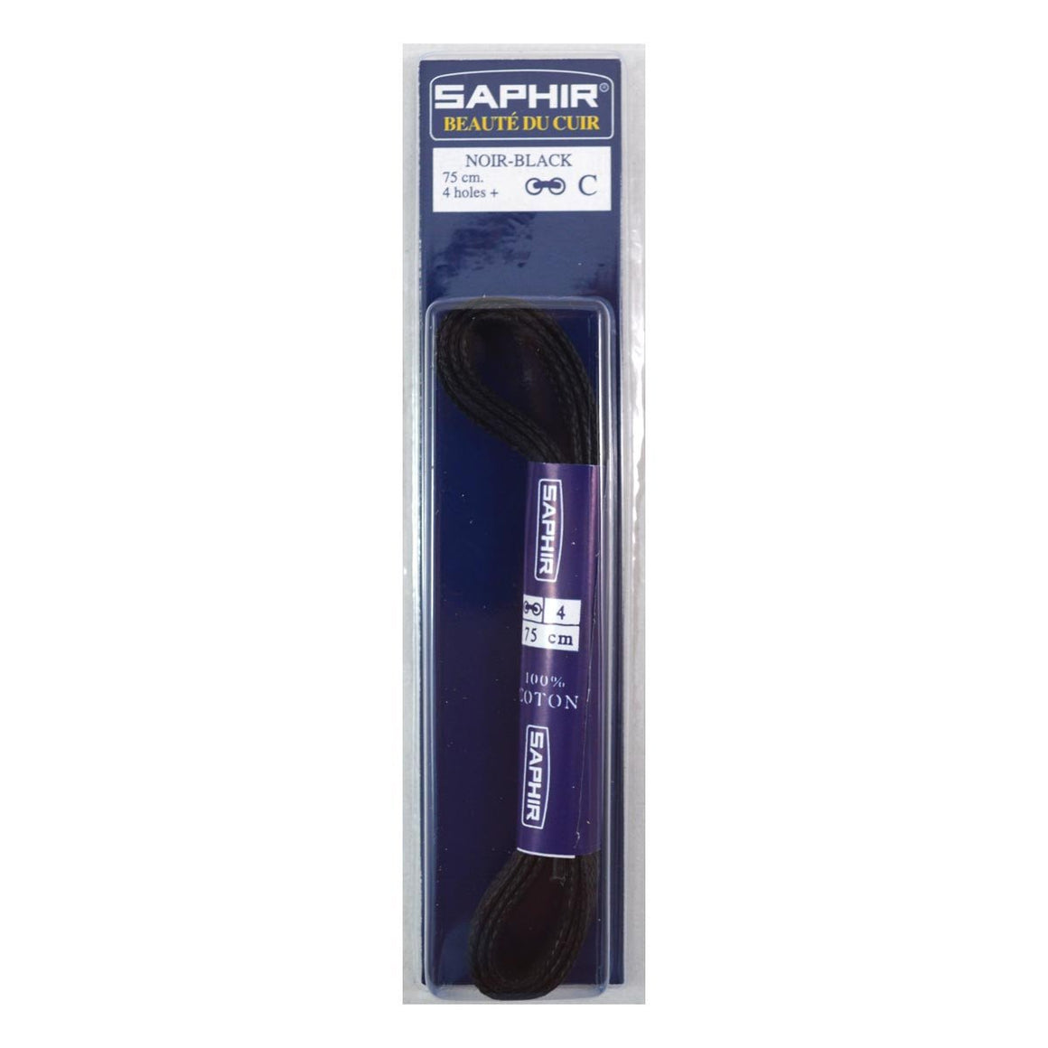 Saphir Beauté Du Cuir Flat Waxed Lace (75cm) - Straits Establishment 