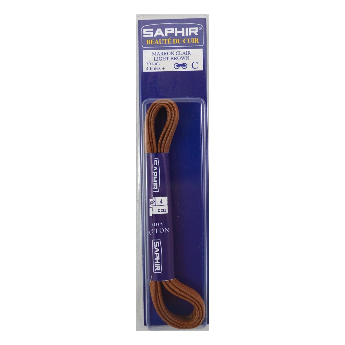 Saphir Beauté Du Cuir Flat Waxed Lace (75cm) - Straits Establishment 